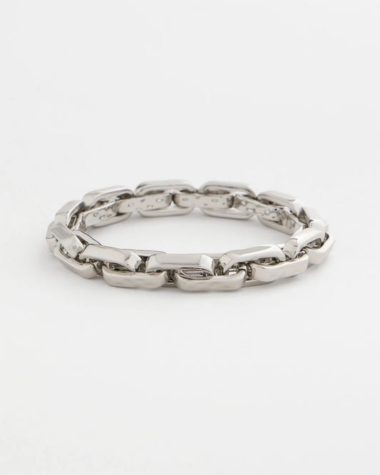 Chico's Discount - Silver Link Stretch Bracelet Silver