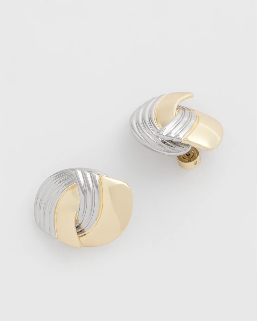 Chico's Top Pick - Mixed Metal Stud Earrings Mixed Metals