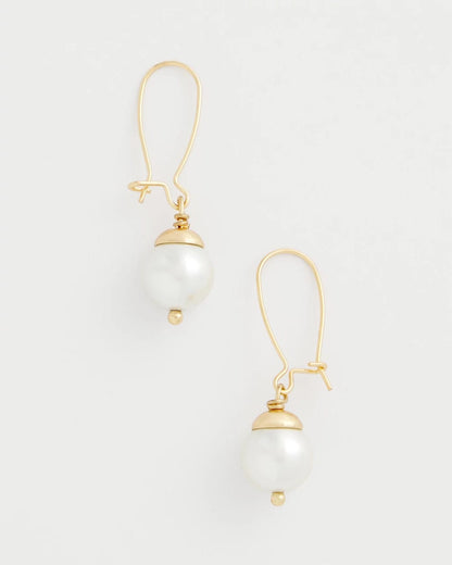 Chico's Essential - Mixed Metal Stud Earrings Pearl