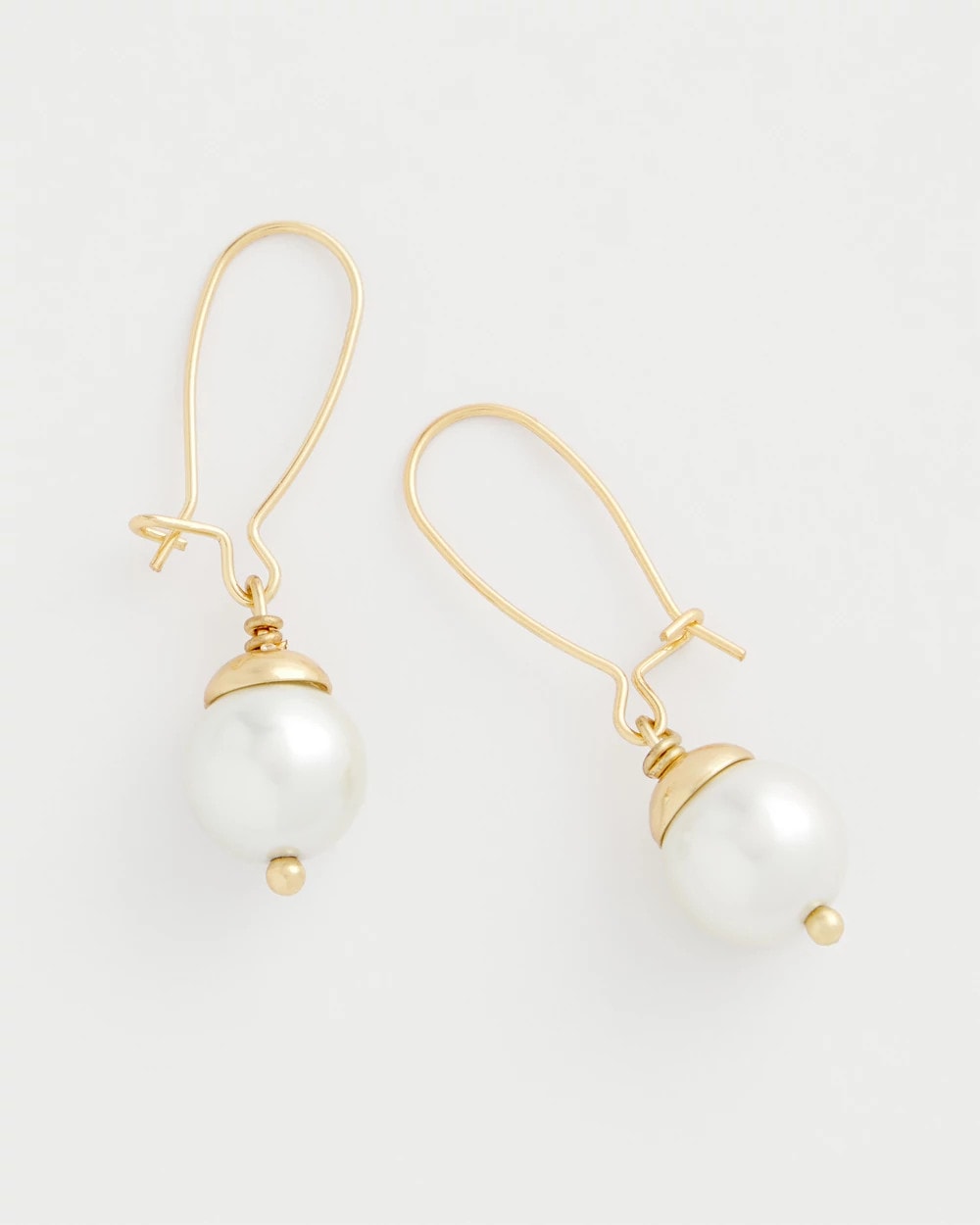 Chico's Essential - Mixed Metal Stud Earrings Pearl