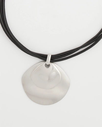 Chico's Best Price - Silver Pendant On Cord Silver