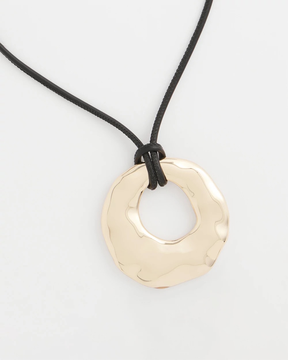 Chico's Signature - Modern Gold Pendant Gold
