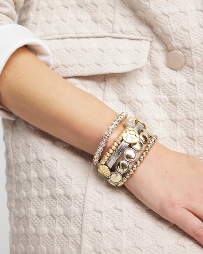 Chico's Sale - Gold Heart Stretch Bracelet Gold