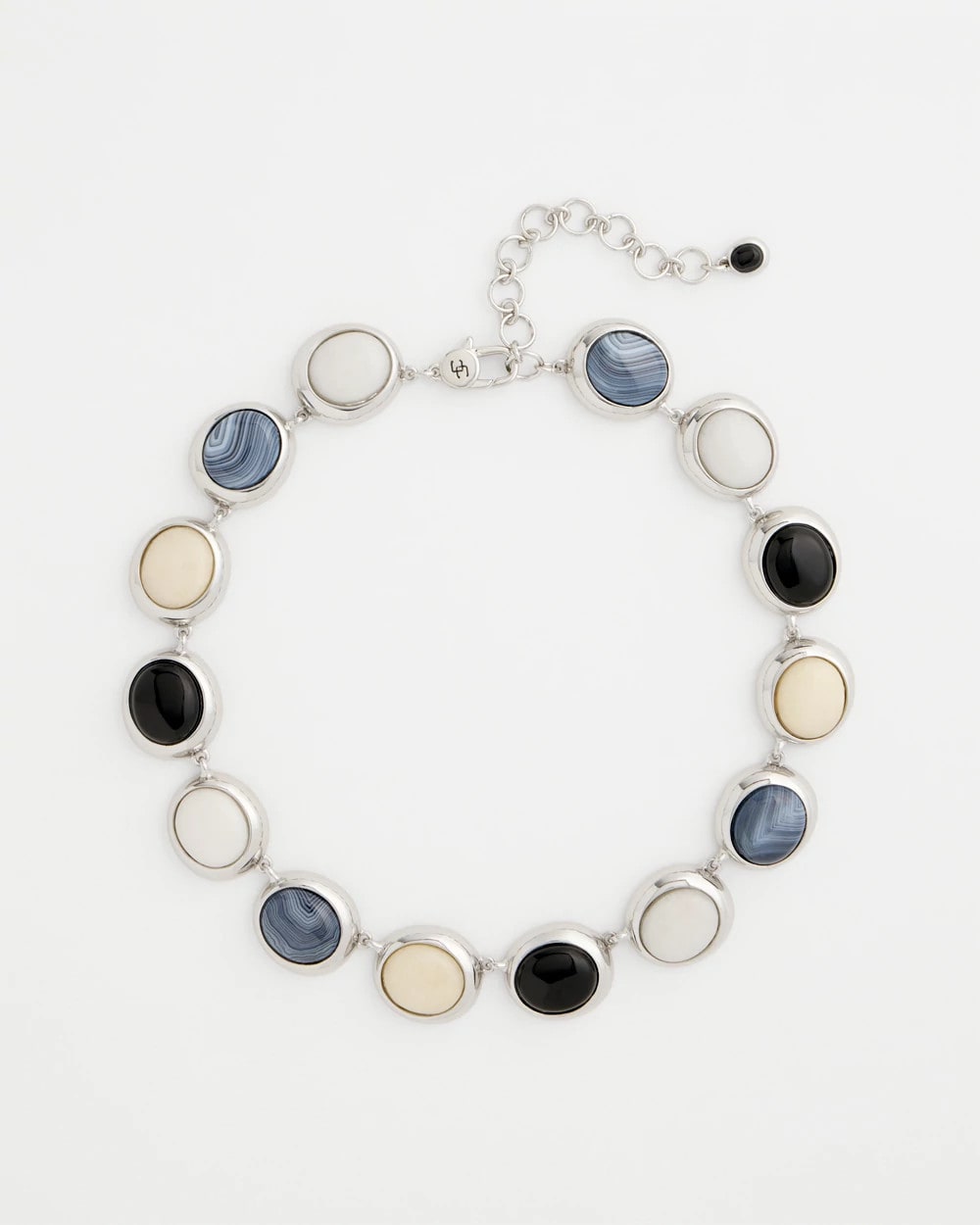Chico's New - Short Polka Dot Collar Neutral