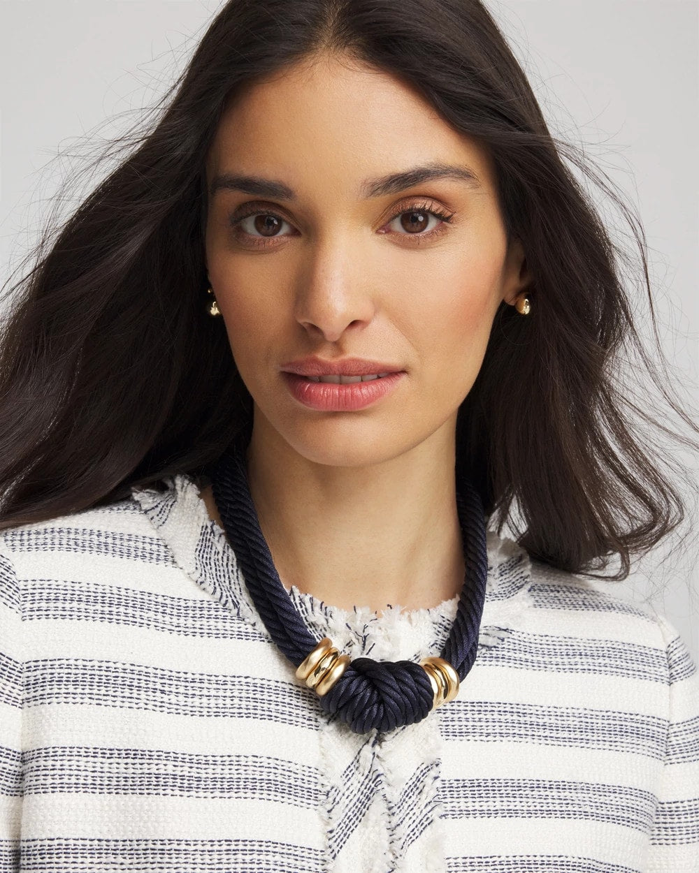 Chico's Featured - Navy Knot Rope Necklace Navy