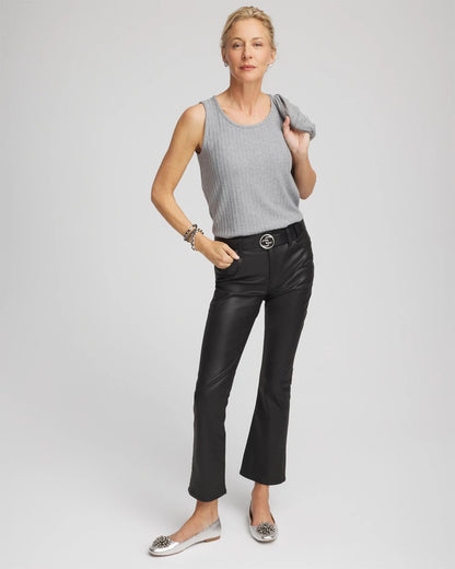 Chico's Smart Buy - Cozy Tank Fog Heather Gray
