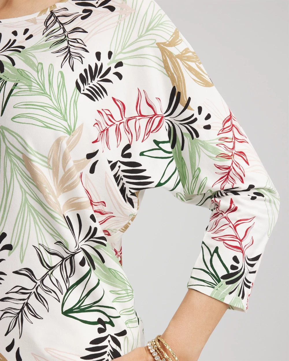 Chico's Quality - Touch of Cool™ Tapered Top Ecru