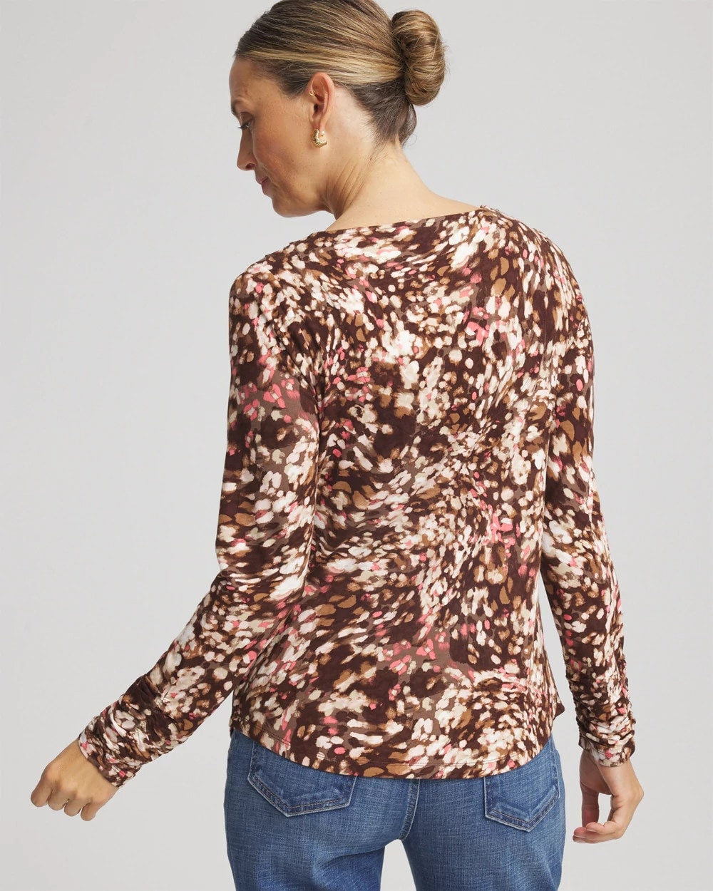 Chico's Best Seller - Touch of Cool™ Cowlneck Tee Cacao