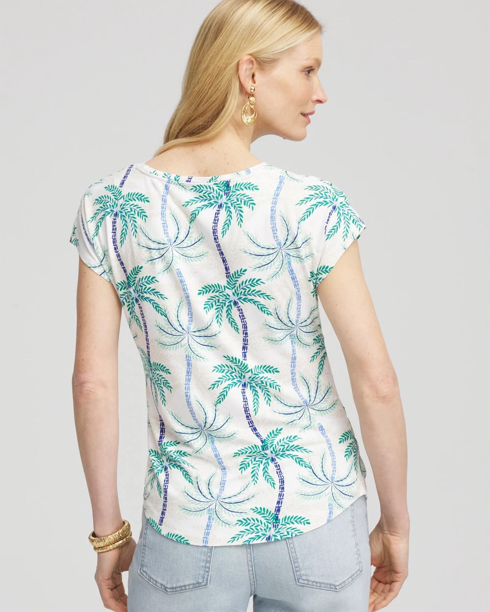 Chico's Value - Cap Sleeve Dolman Tee Alabaster