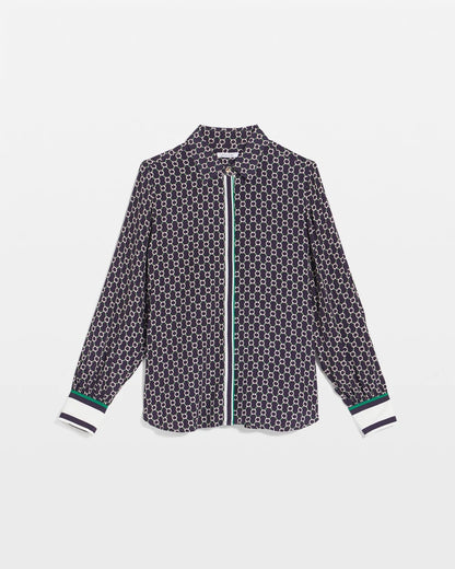 Chico's Featured - Faux Silk Twill Shirt Passport Blue