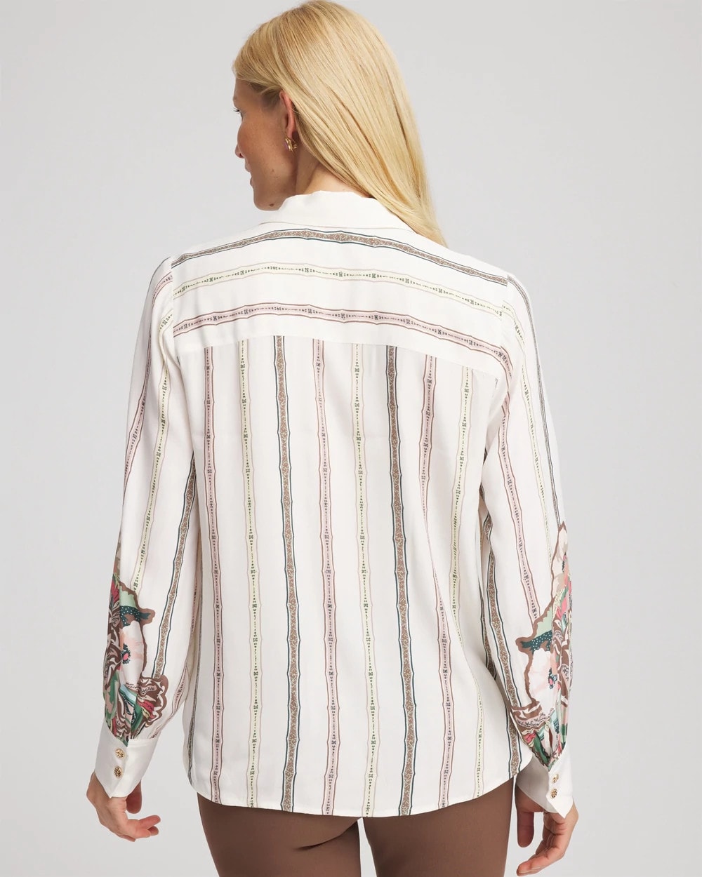 Chico's Customer Favorite - Silky Classic-Fit Shirt Ecru