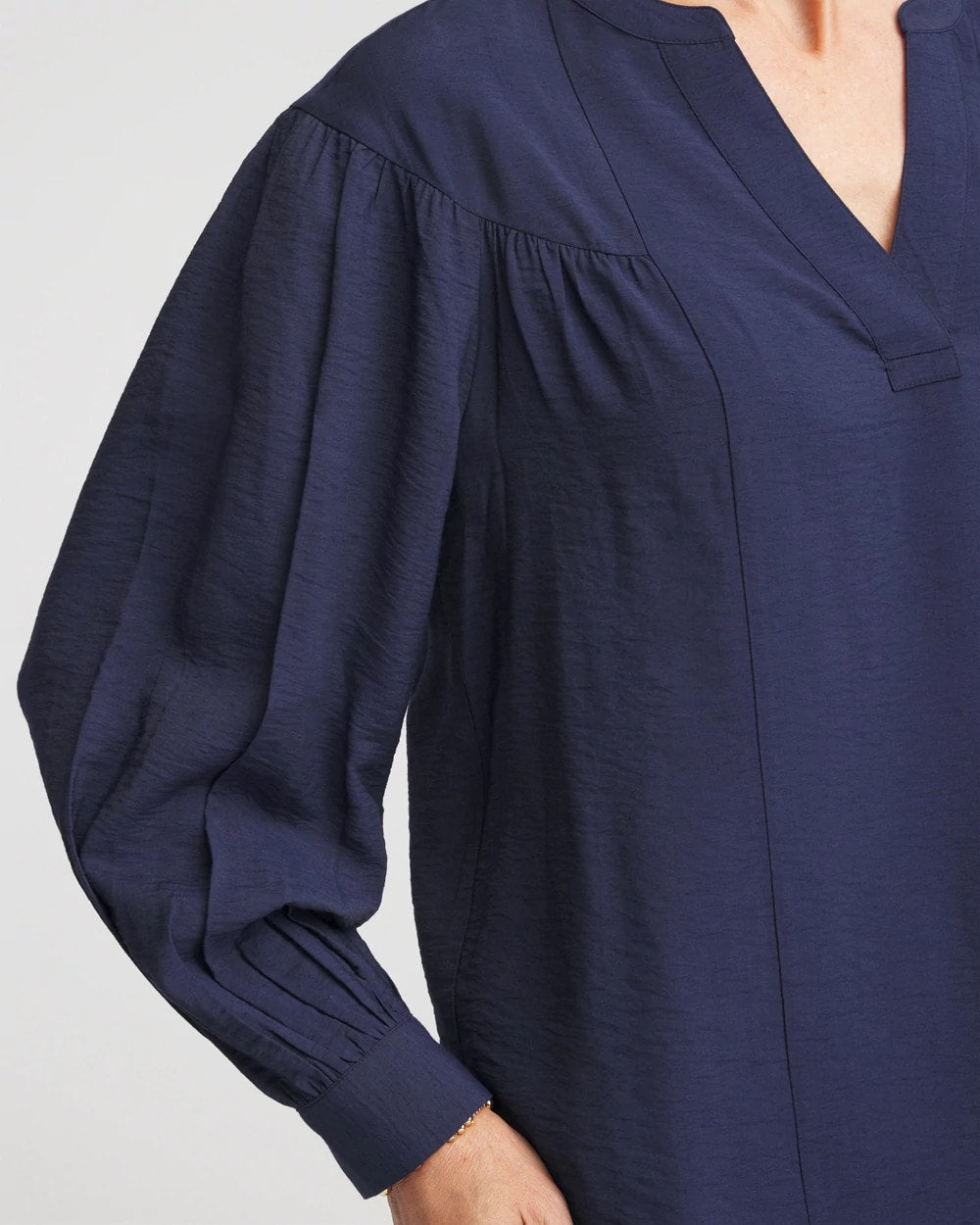Chico's Customer Favorite - Woven Relaxed-Fit Shirt Passport Blue