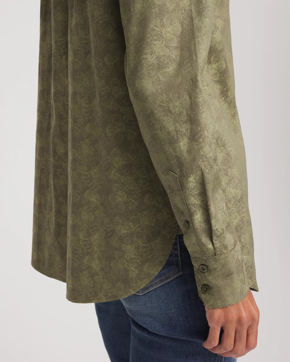 Chico's Sale - No Iron™ Jacquard Shirt Sage Meadow