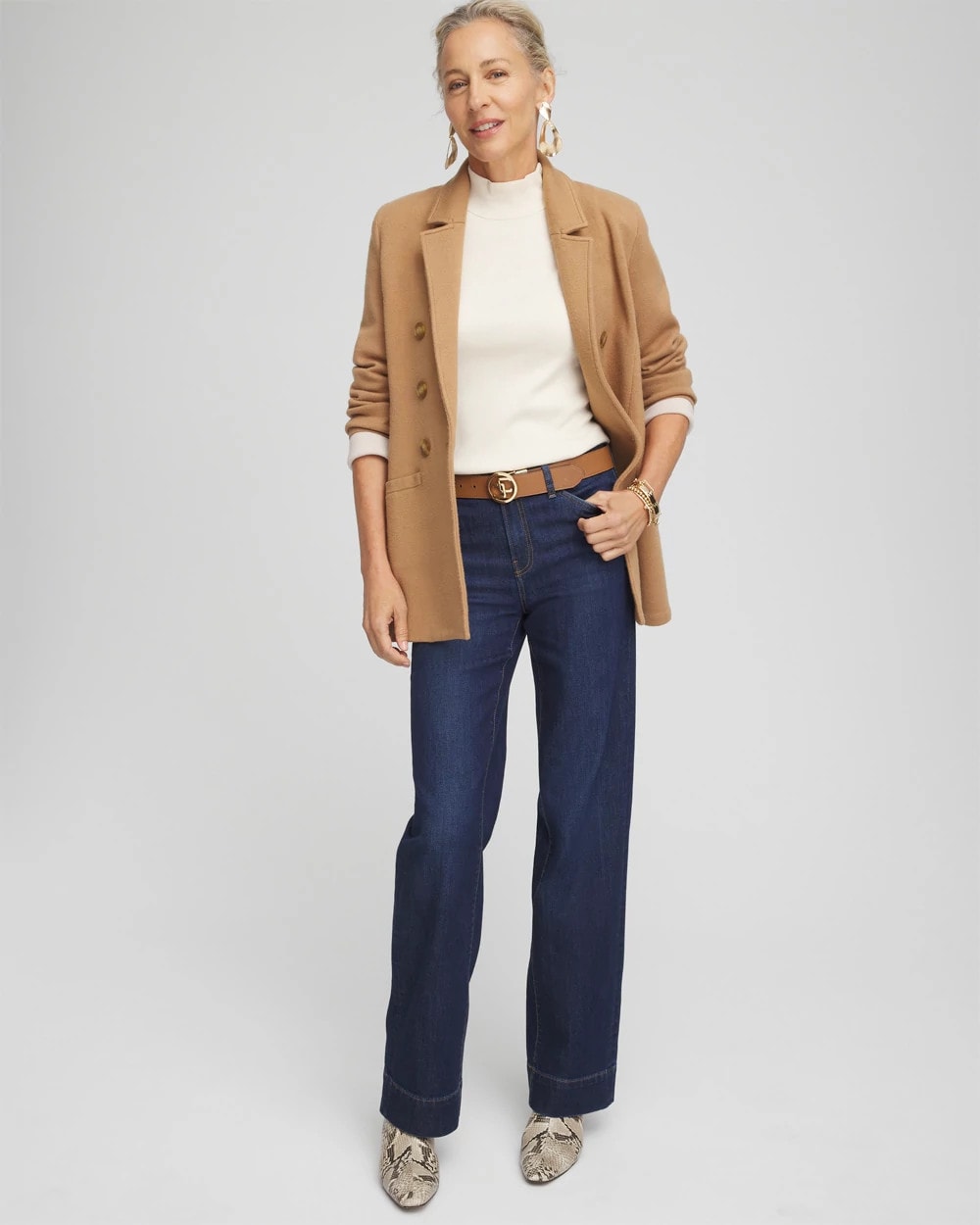 Chico's Great Value - Ella Mockneck Sweater English Cream