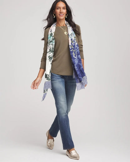 Chico's Sale - Ella Bateau Pullover Sweater Nettle Leaf