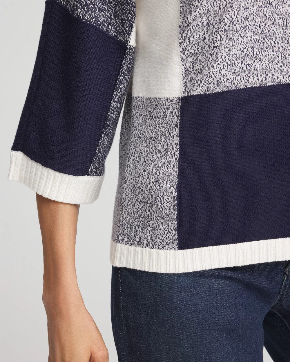 Chico's Discount - Dolman Sleeve Pullover Sweater Passport Blue