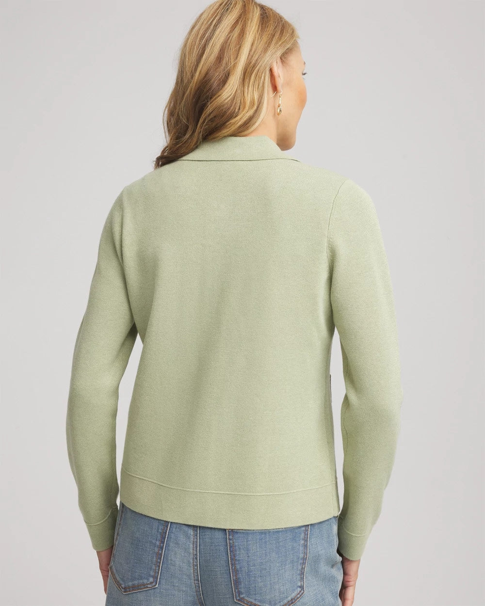 Chico's Smart Buy - Button-Front Cardigan Jacket Sage Meadow
