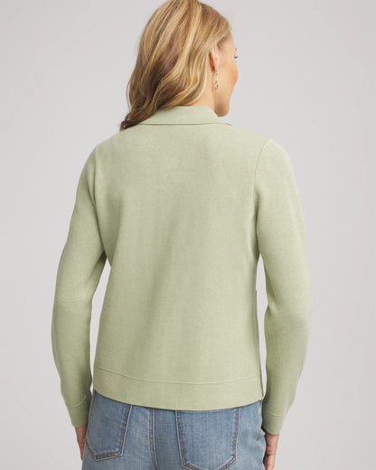 Chico's Smart Buy - Button-Front Cardigan Jacket Sage Meadow