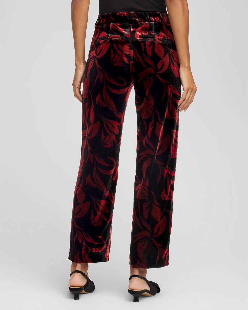 Chico's Great Value - Velvet Rose Slim Ankle Pants Black