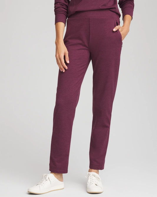 Chico's Recommended - Zenergy® Cloud Tapered Ankle Pants Blackened Burgundy