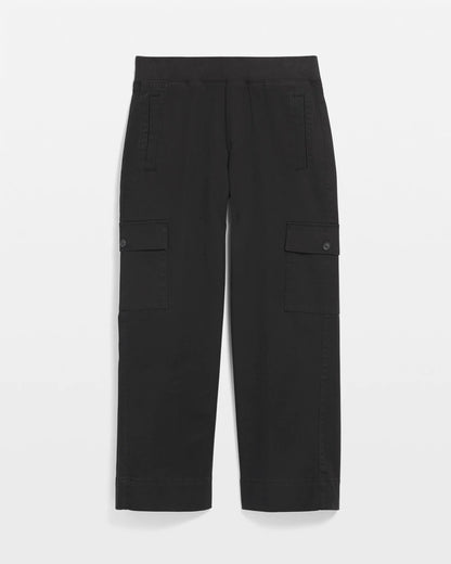 Chico's Hot Sale - Cargo Straight Leg Cropped Pants Black