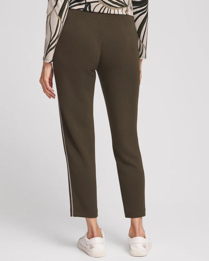 Chico's New - Zenergy® Caviar Bead Scuba Ankle Pants Primordial Forest
