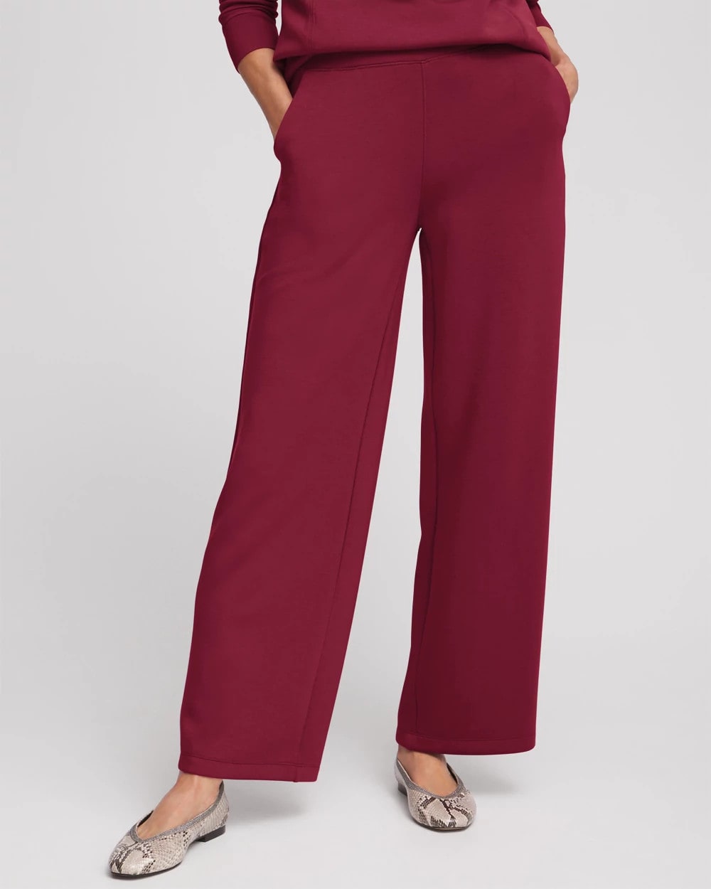 Chico's Top Pick - Zenergy® Wide Leg Pants Berry Compote