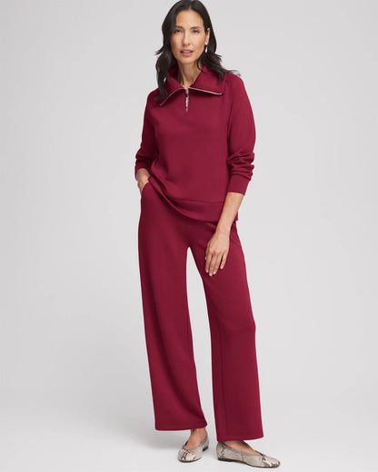 Chico's Top Pick - Zenergy® Wide Leg Pants Berry Compote