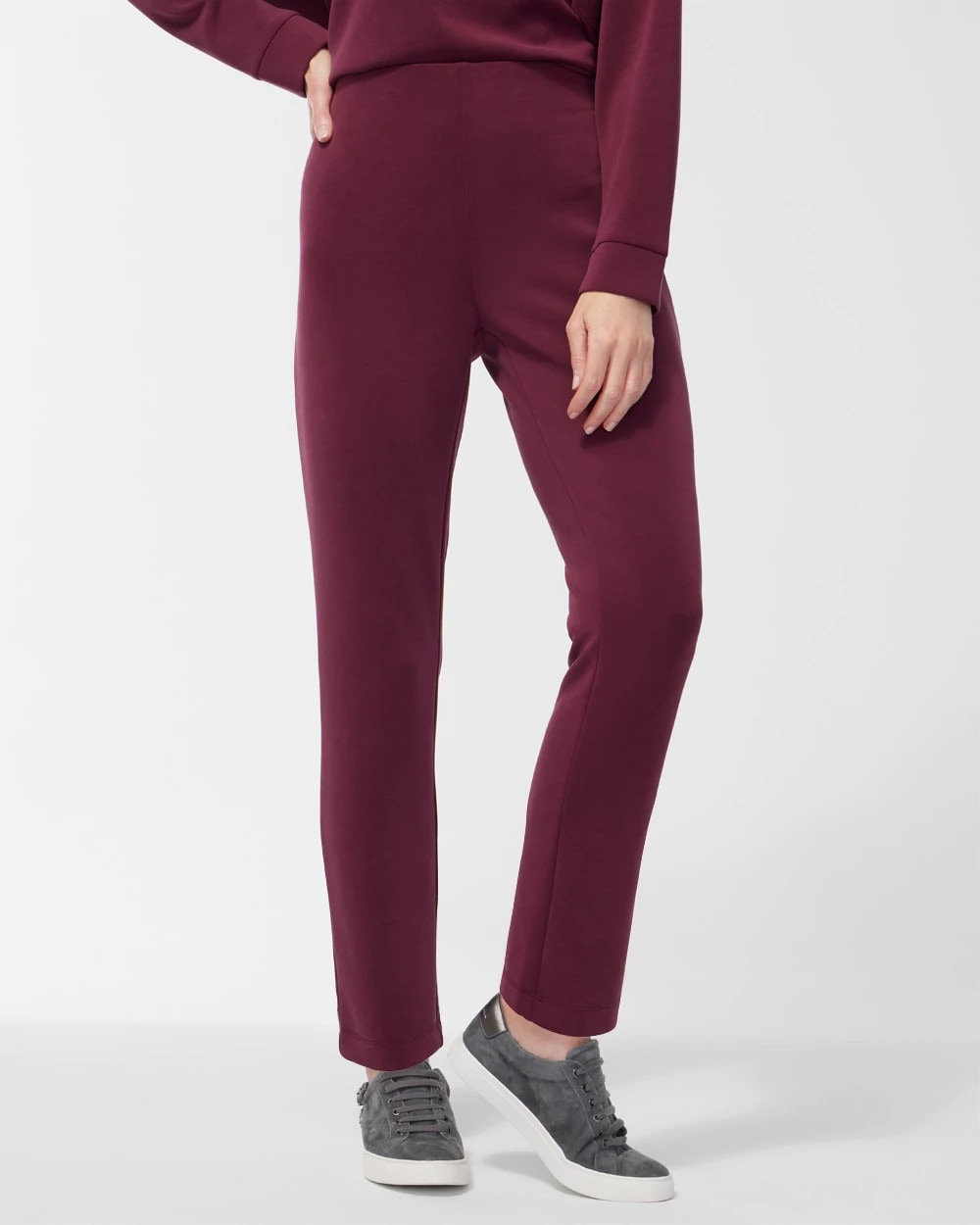 Chico's Recommended - Zenergy® Scuba Pull-On Pants Deep Merlot