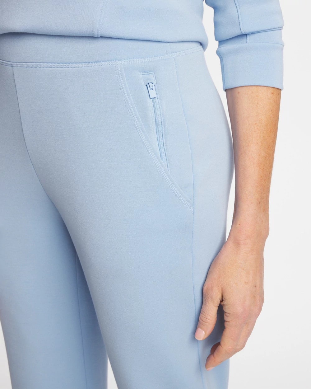 Chico's Premium - Zenergy® Soft Cropped Pants Crystal Topaz