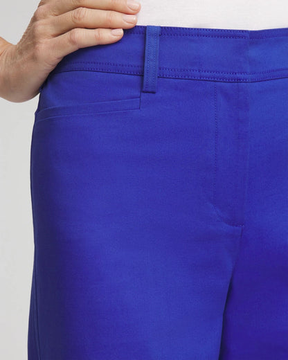 Chico's Best Seller - Lightweight Relaxed Straight Cropped Pants Rich Cobalt