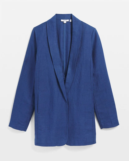 Chico's Top Pick - Linen Blazer Naval Indigo