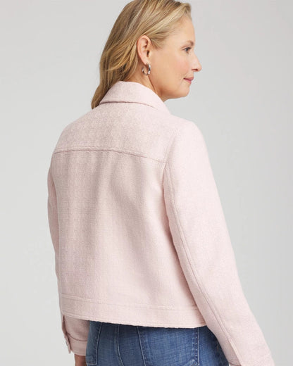 Chico's Quality - Boucle Casual Jacket Blushed