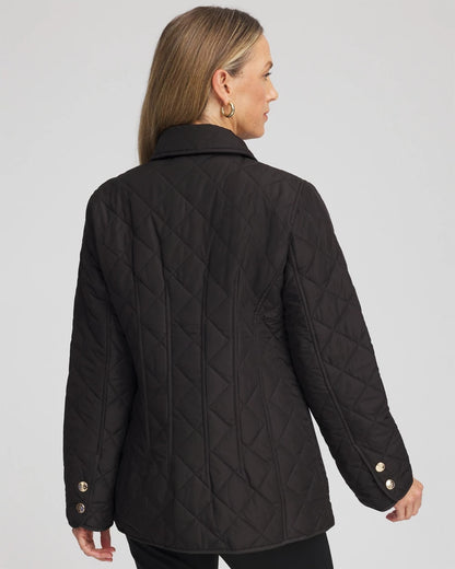 Chico's Best Price - Quilted Barn Jacket Black