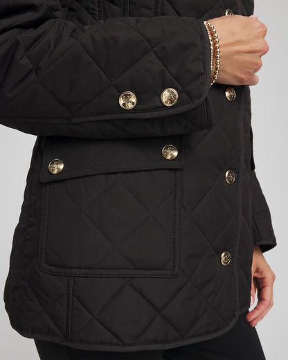 Chico's Best Price - Quilted Barn Jacket Black