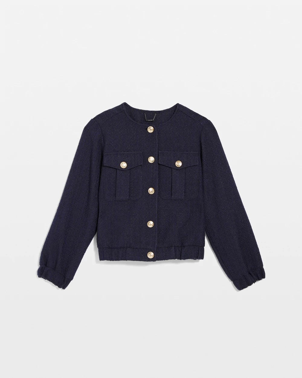 Chico's Trusted - Tweed Lady Jacket Midnight Waters