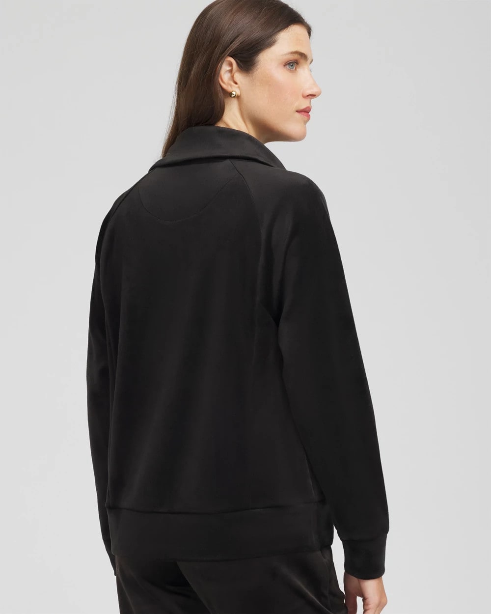 Chico's Trusted - Zenergy® Velour Pullover Black