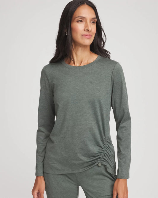 Chico's Deals - Zenergy® Cloud Asymmetrical Top Eucalyptus