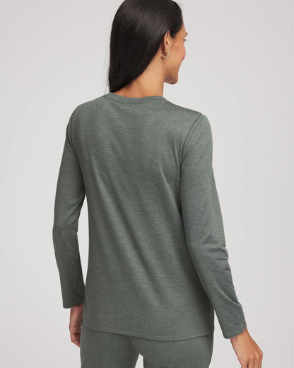 Chico's Deals - Zenergy® Cloud Asymmetrical Top Eucalyptus