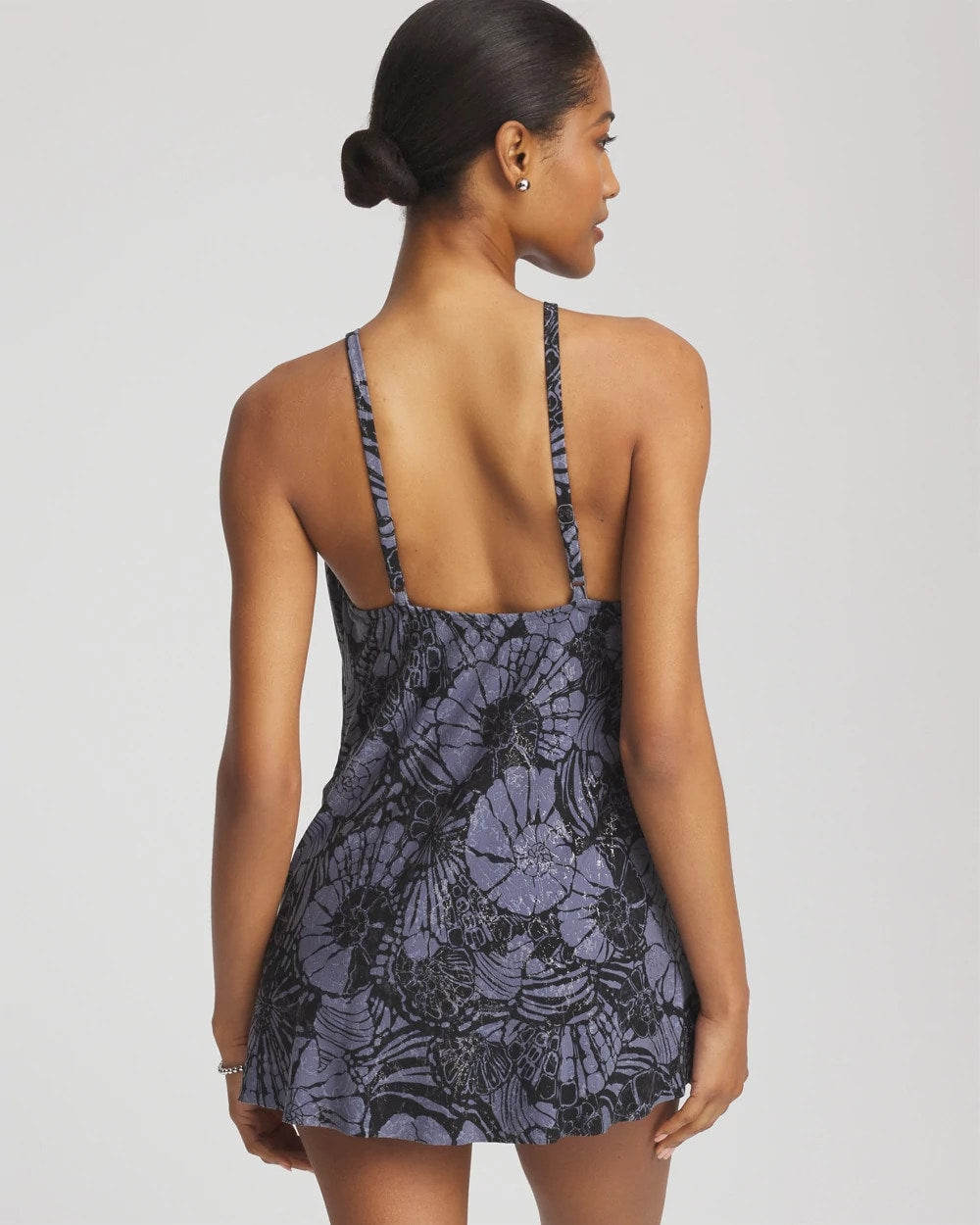 Chico's Exclusive - Magicsuit® Shell Beach Parker Swim Dress Black/Multi