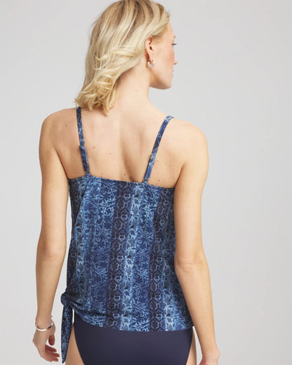 Chico's Essential - Magicsuit® Via Roma Alex Tankini Blue Multi