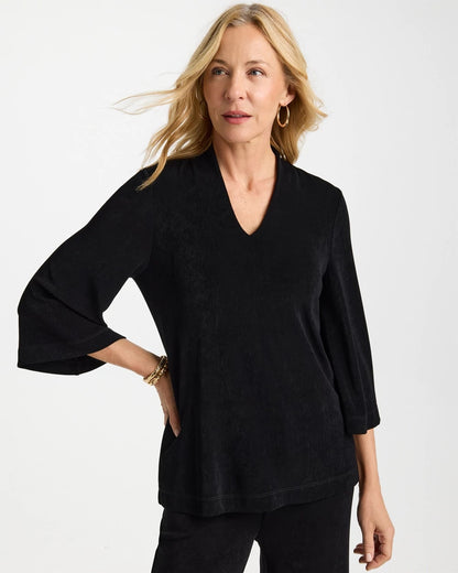 Chico's Deals - Travelers™ V-Neck Kimono Top Travelers Black