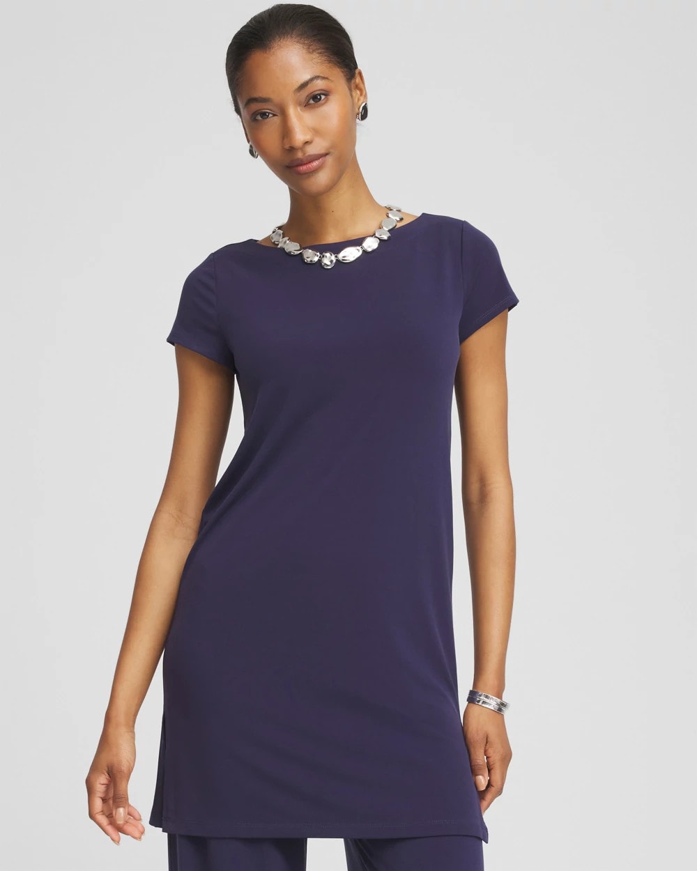 Chico's Best Price - Travelers™ Knit Tunic Passport Blue