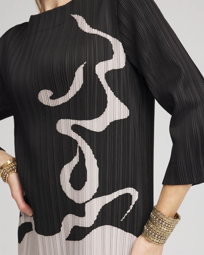 Chico's Trending - Travelers™ Collection Pleated Top Travelers Black