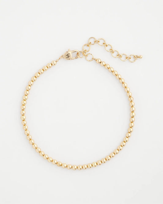 Chico's Value - Golden Beaded Necklace Gold