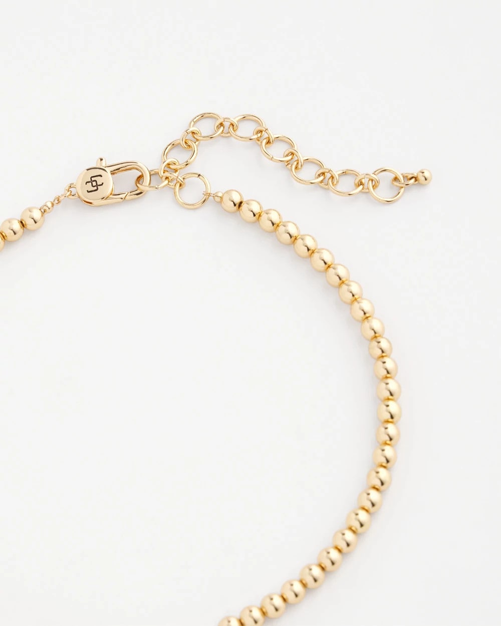 Chico's Value - Golden Beaded Necklace Gold