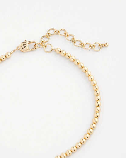 Chico's Value - Golden Beaded Necklace Gold