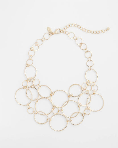 Chico's Trusted - Short Goldtone Multi-Strand Link Necklace Gold