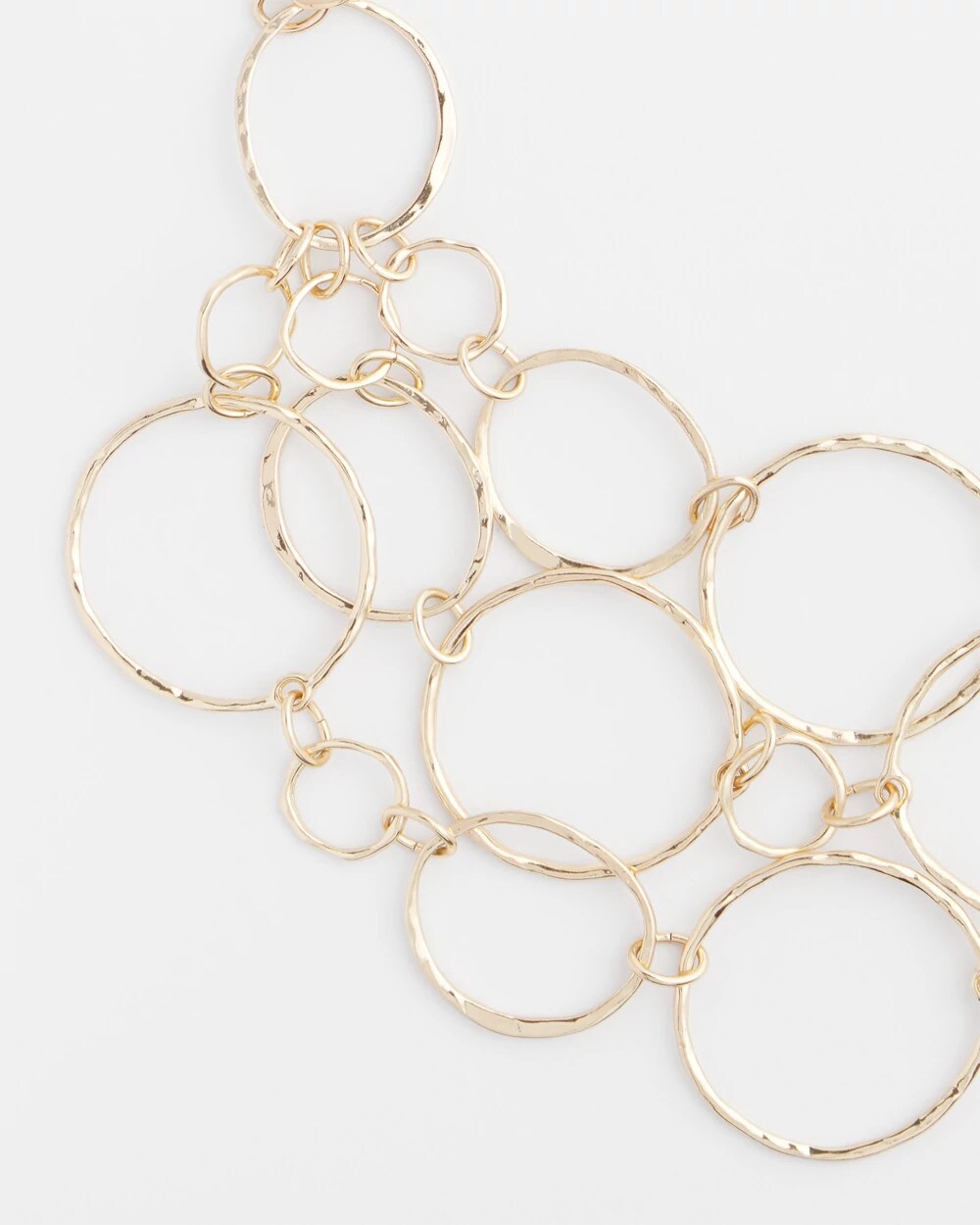 Chico's Trusted - Short Goldtone Multi-Strand Link Necklace Gold