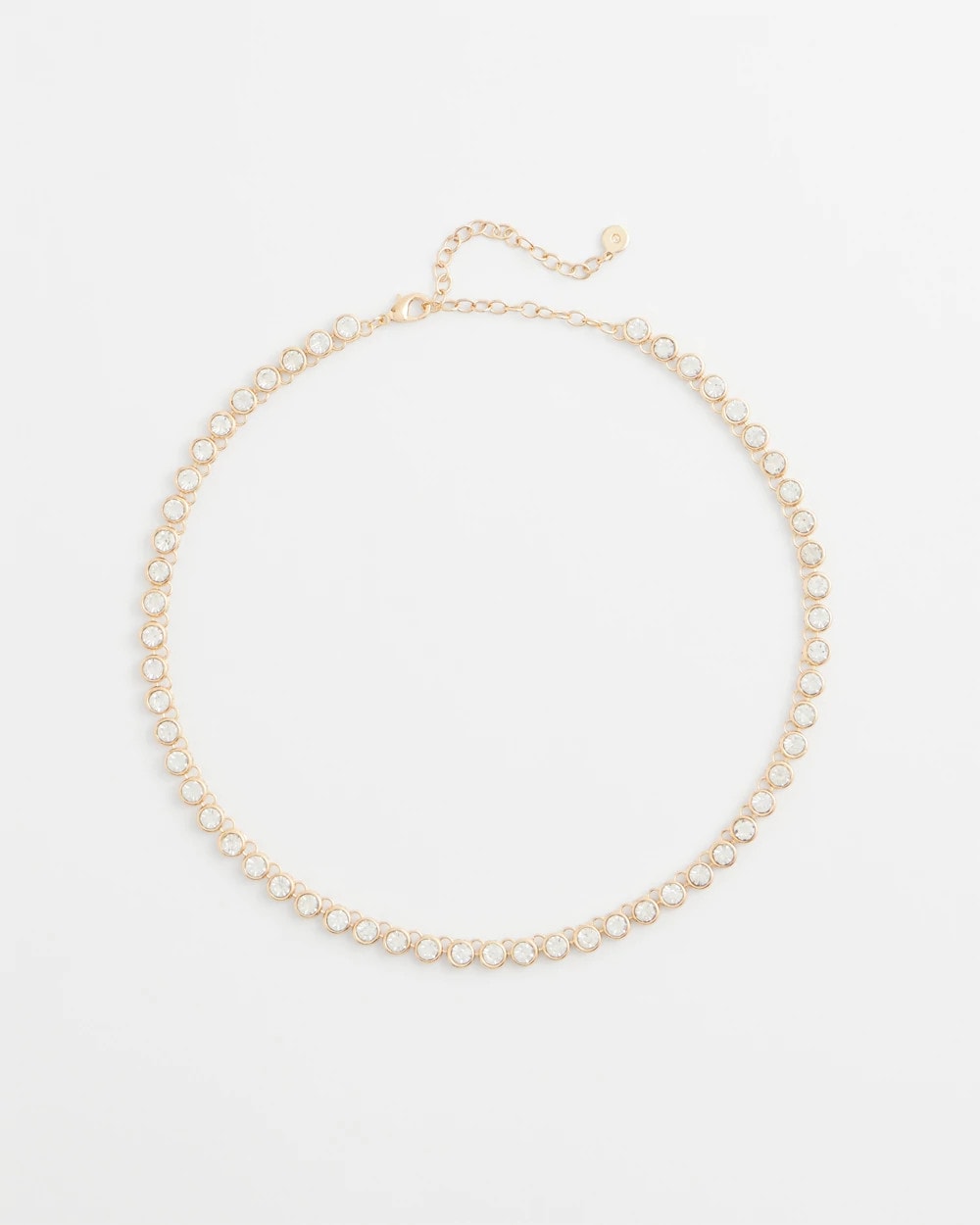 Chico's Signature - Goldtone Tennis Necklace Gold